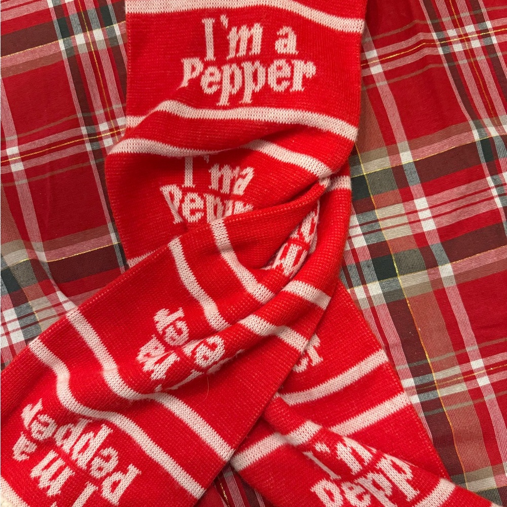 I'm a Pepper Red scarf